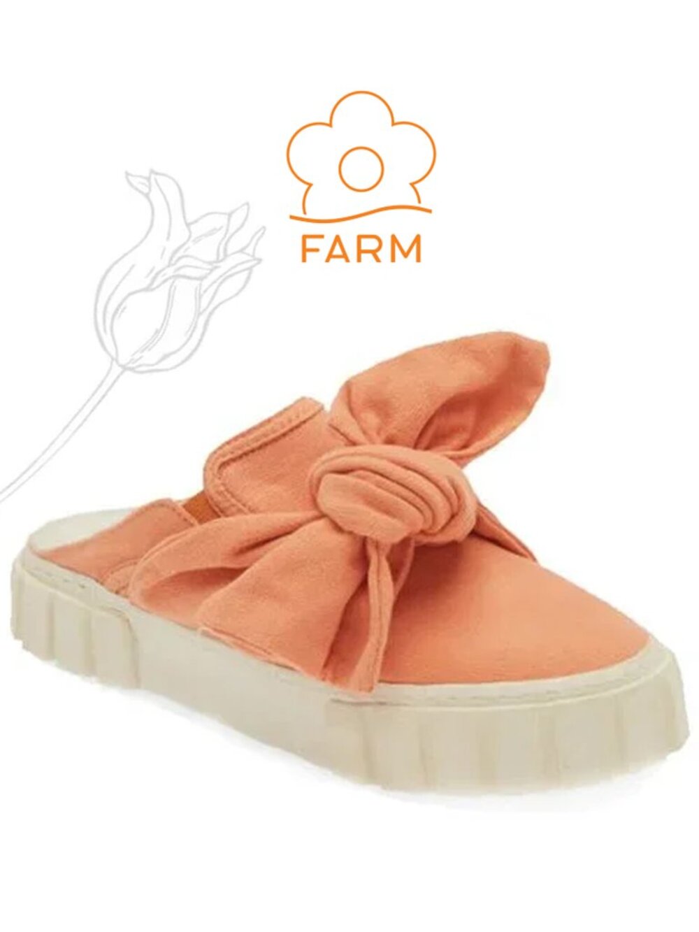 FARM Rio Mule Orange Sneaker 9